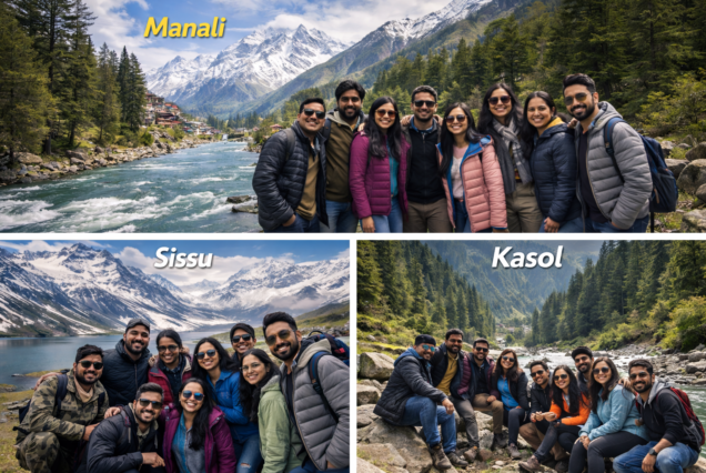 Manali, Sissu & Kasol – 3D 2N